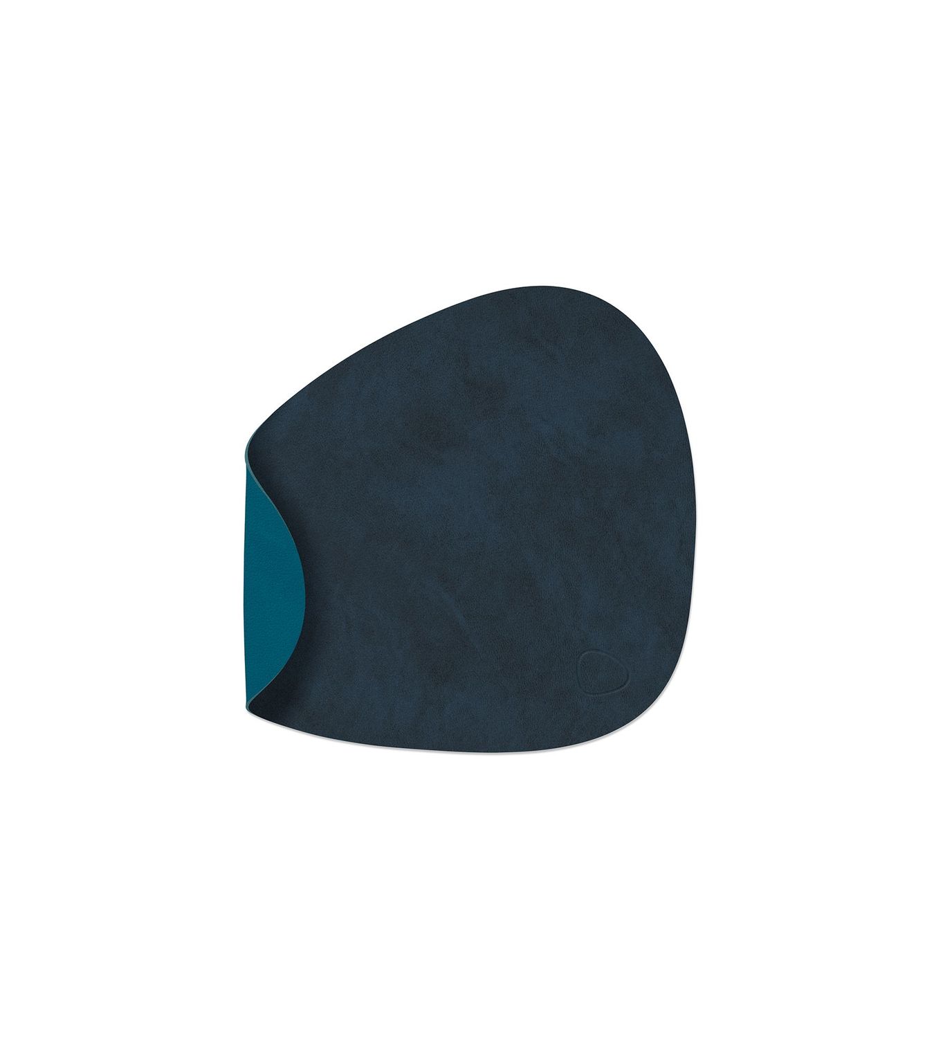 Lind DNA - Tovaglietta Double Curve Nupo midnight blue/Nupo petrol 24x28 cm