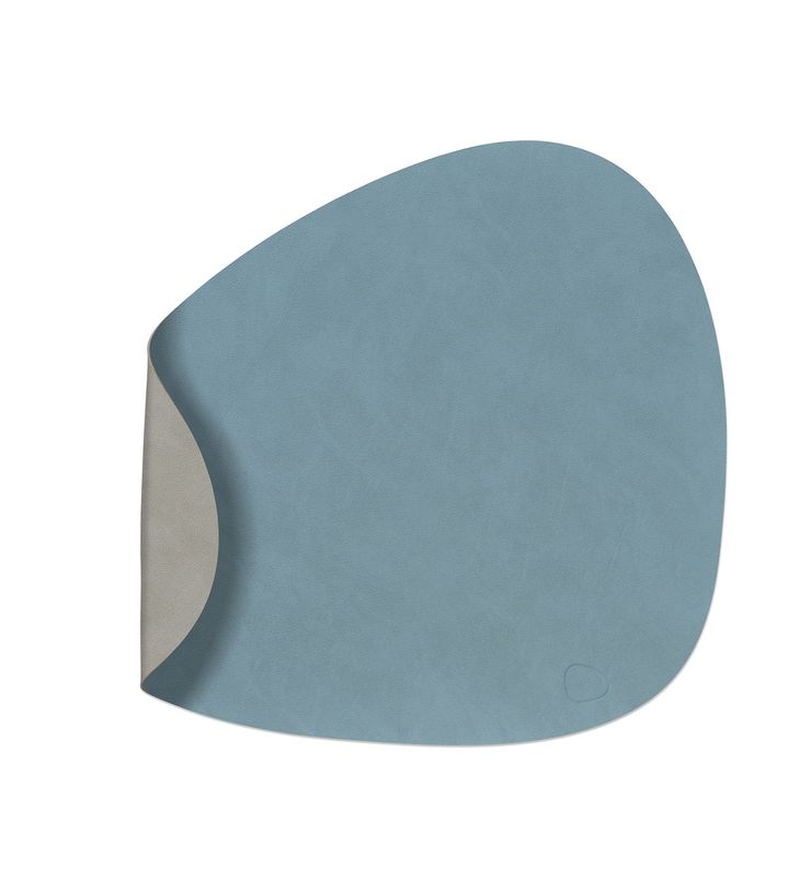 Lind DNA - Tovaglietta Double Curve Nupo light blue/Nupo light grey 37x44 cm