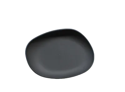 Cookplay - Piatto fondo nero opaco 14 cm Yayoi