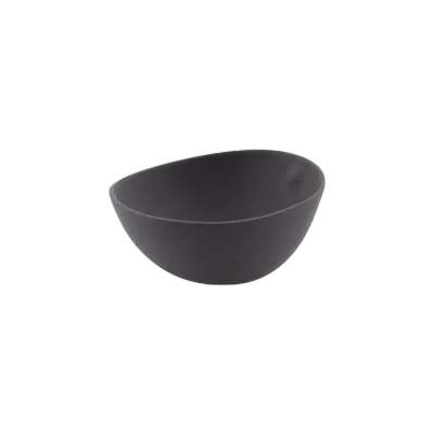 Cookplay - Ciotola da gelato nera opaca 13 x 13,5 cm Shell Line