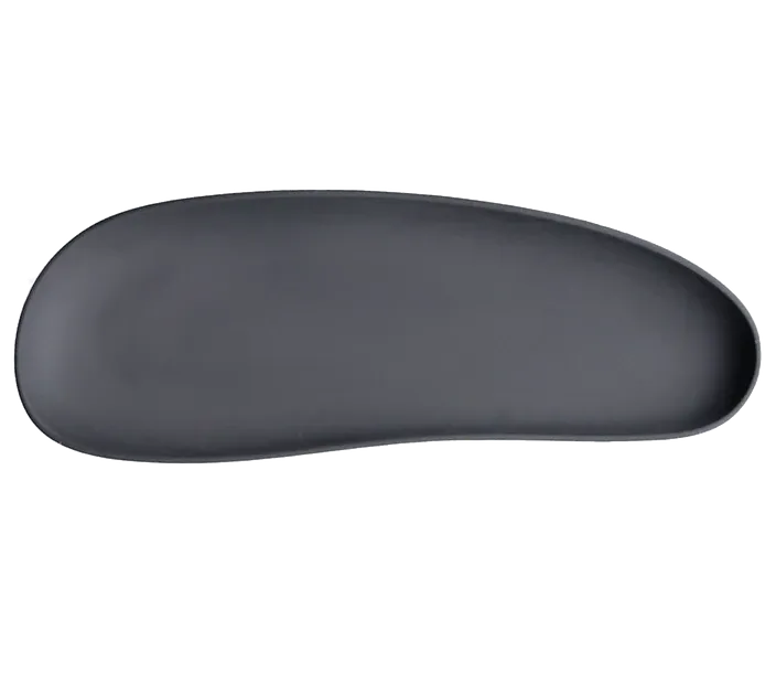 Cookplay - Piatto fondo lungo nero opaco 33,5 x 12 cm Yayoi