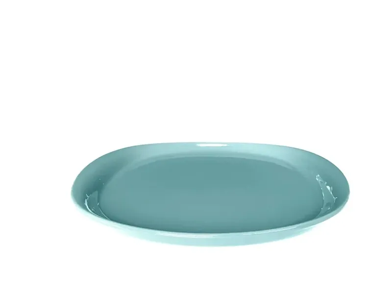 Cookplay - Piatto lucido blu ghiaccio 25 cm Naoto