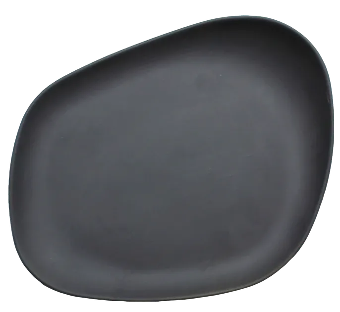 Cookplay - Piatto piano nero opaco 23 cm Yayoi