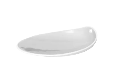 Cookplay - Piattino opaco bianco 14 x 11 cm Jomon