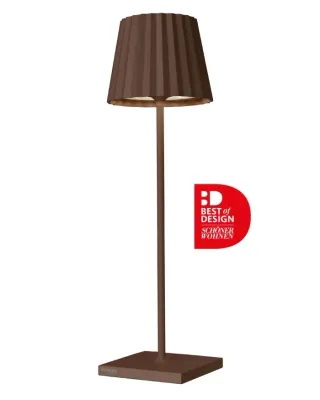 Lampada da tavolo Troll 2.0 Led Ruggine- Sompex