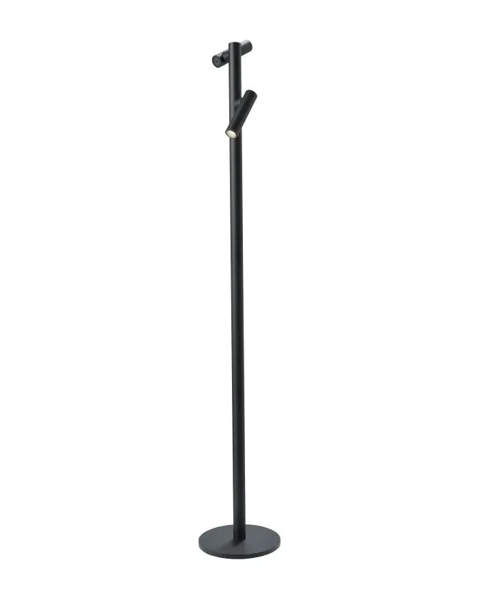 Lampada da terra Tubo Led Nera - Sompex