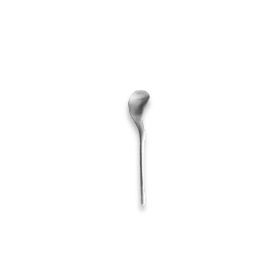 Cookplay - Cucchiaino caffè argento opaco 11 cm Rama