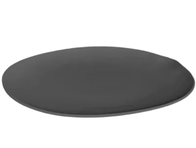 Cookplay - Piatto super piano opaco nero 31,5 x 30 cm Shell Line