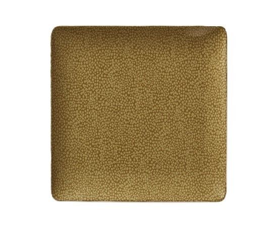 Bauscher - Piatto Piano Quadrato Coupe 20 cm Oliva Pearls