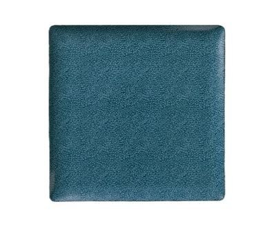 Bauscher - Piatto Piano Quadrato Coupe 27 cm Blu Pearls