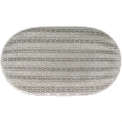 Bauscher - Piatto Ovale Coupe 37 x 22 cm Gray Scope