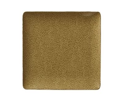 Bauscher - Piatto Piano Quadrato Coupe 9 cm Oliva Pearls
