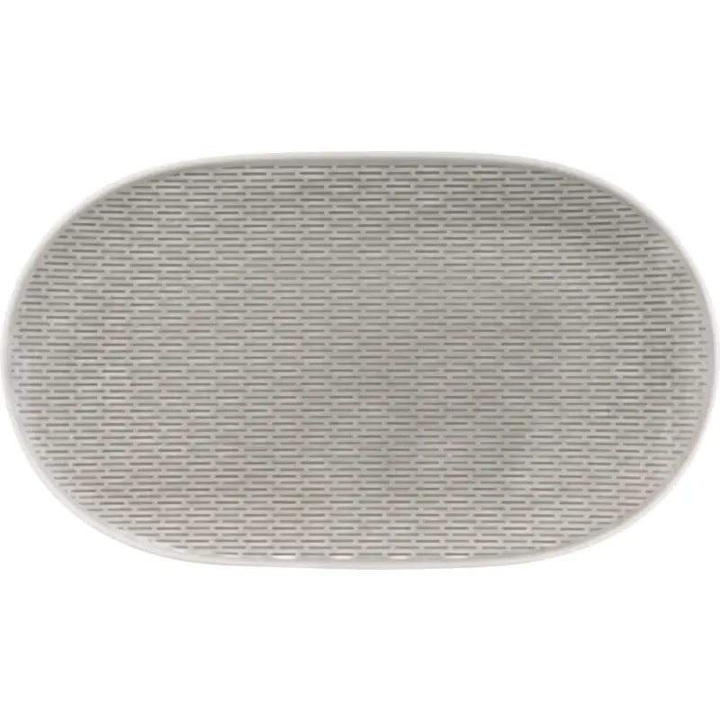 Bauscher - Piatto Ovale Coupe 23 x 15 cm Gray Scope