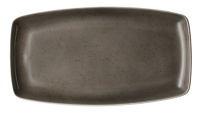 Schönwald - Piatto rettangolare 36 x 20 cm Unique Darkgrey Pottery