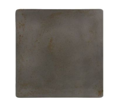 Schönwald - Piatto piano quadrato 24 cm Unique Darkgrey Pottery