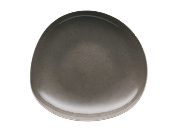 Schönwald -  Piatto fondo asimmetrico 22 cm Unique Darkgrey Pottery