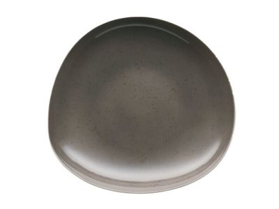 Schönwald -  Piatto fondo asimmetrico 22 cm Unique Darkgrey Pottery