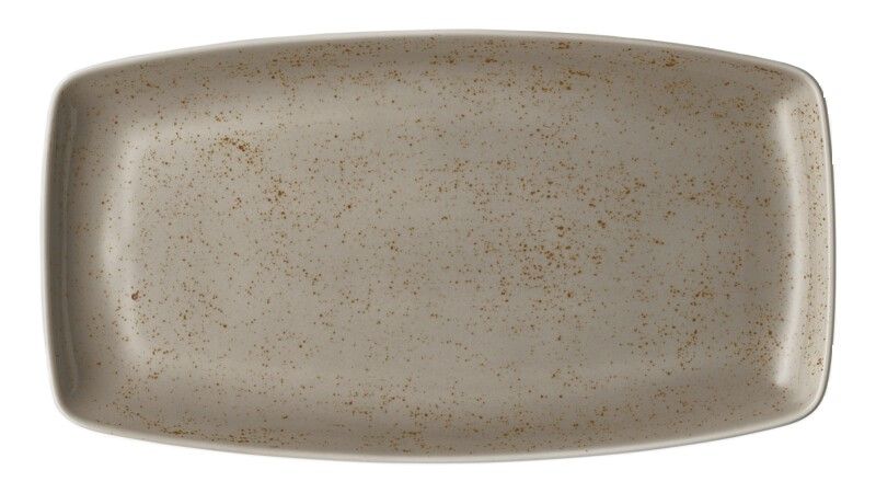 Schönwald - Piatto rettangolare 36 x 20 cm Unique Lightgrey Pottery