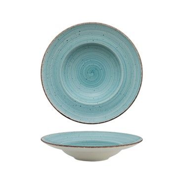 Güral Porselen - Piatto Pasta 26 cm Avanos Azzurro