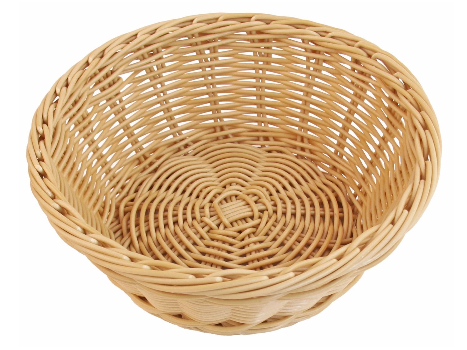 Horeca Professional - Cestino tondo naturale pesante 21 x 8 cm
