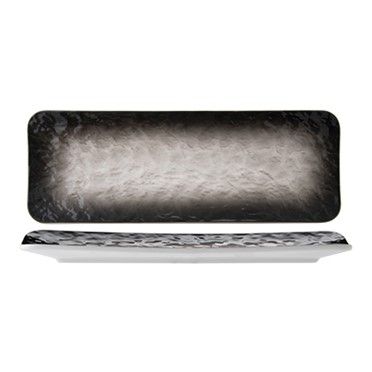Tirolix - Vassoio Rettangolare 30 x 10,8 cm Shade Nero