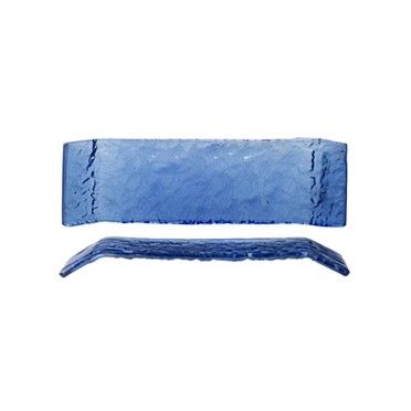 Tirolix - Alzata Rettangolare 28 x 8 cm Blu Acqua