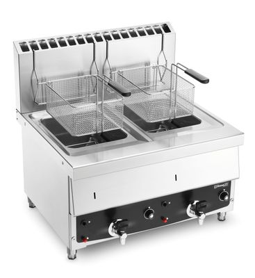 Casselin - Friggitrice a gas 2 x 10 l