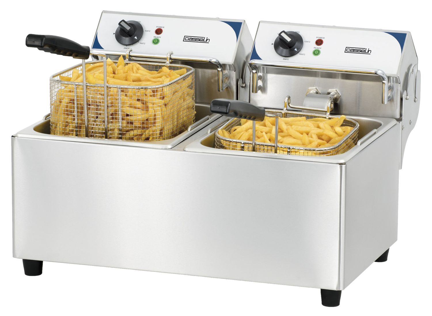 Casselin - Friggitrice elettrica 2 x 7 l