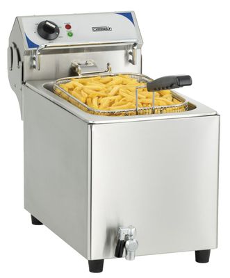Casselin - Friggitrice elettrica con scarico olio 10 l