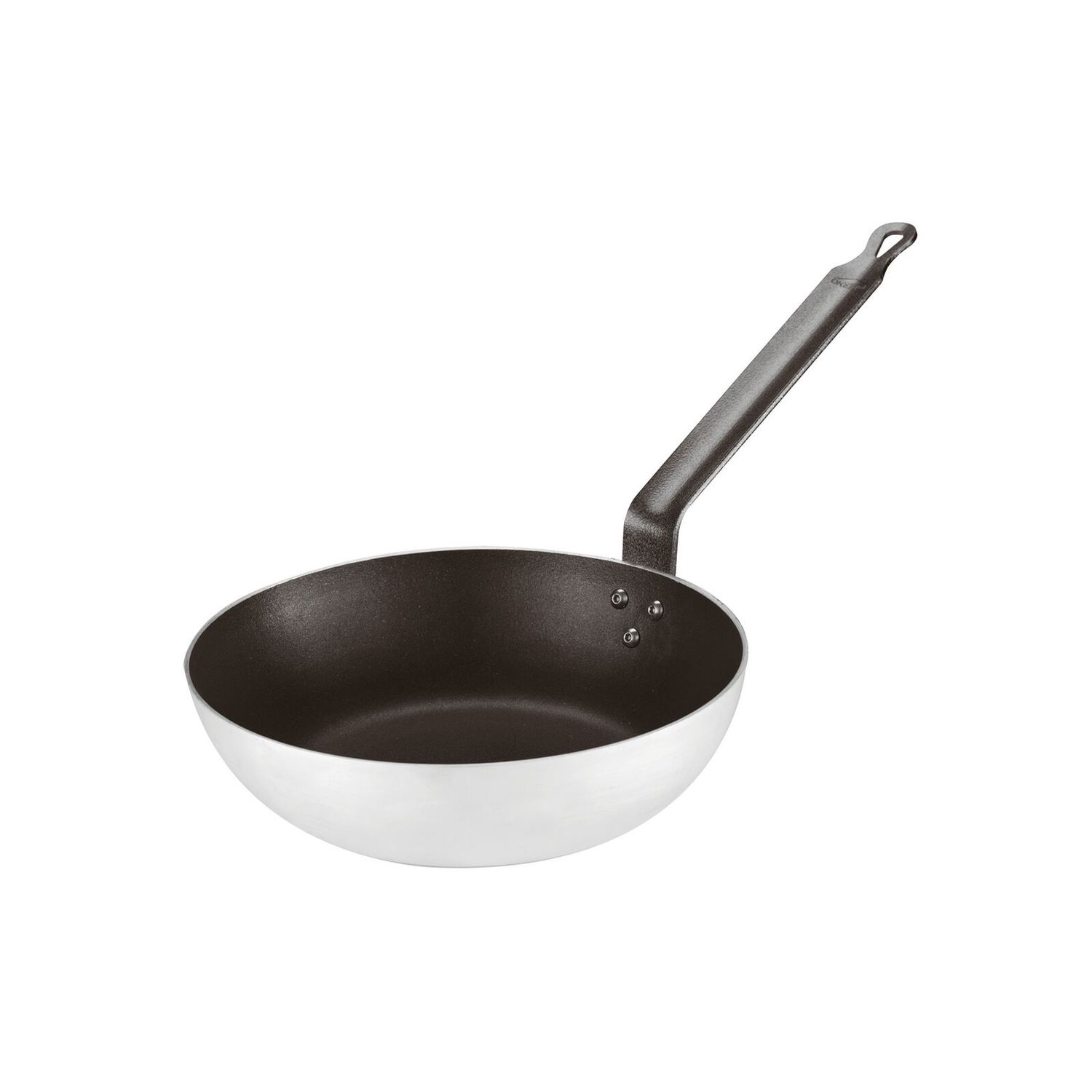 Paderno - Padella bombata antiaderente manico ferro 28 x 7 cm 6100