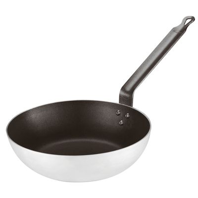 Paderno - Padella bombata antiaderente manico ferro 40 x 8,5 cm 6100