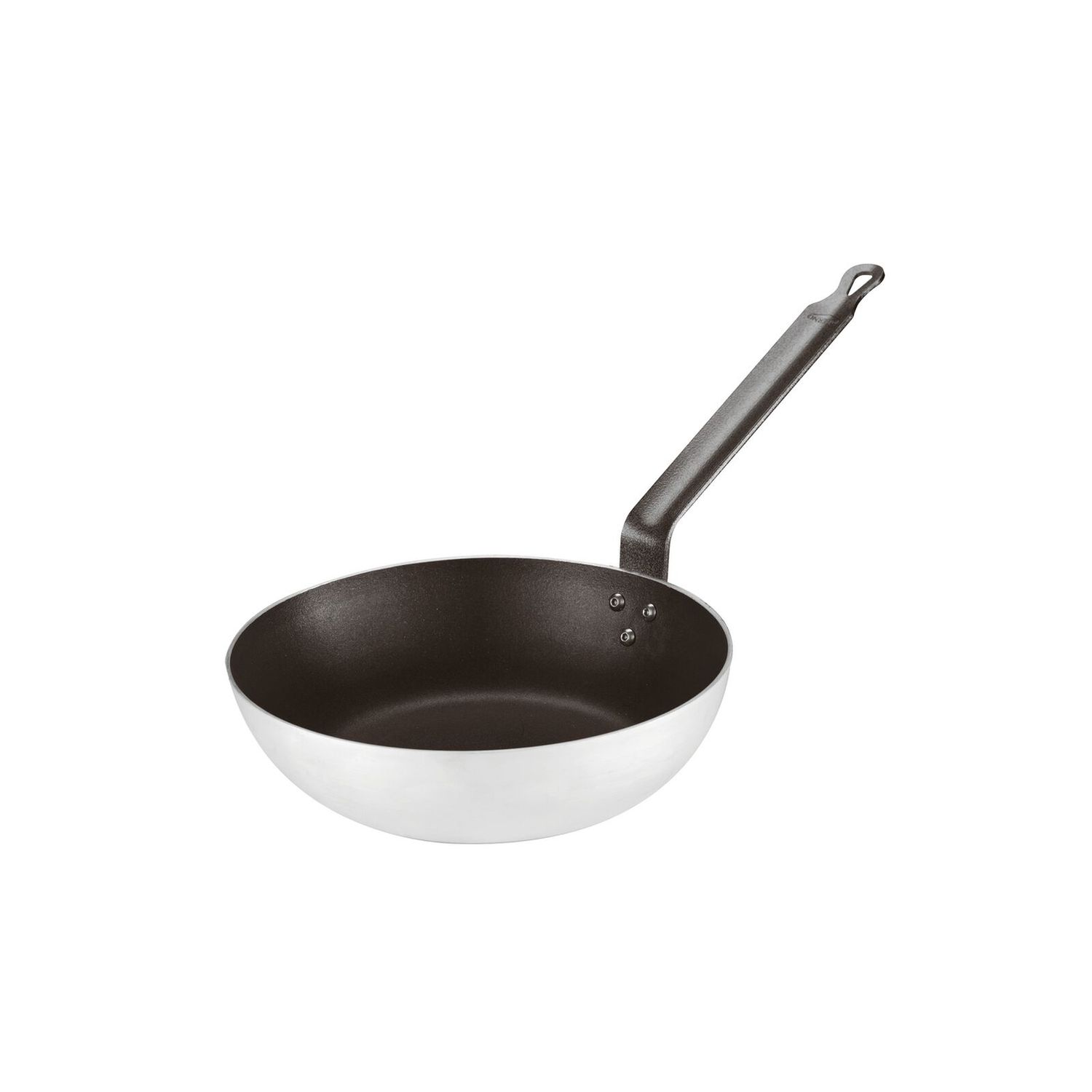 Paderno - Padella bombata antiaderente manico ferro 24 x 6,5 cm 6100