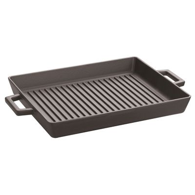 Paderno - Padella grill 26 x 32 cm Ghisa Smaltata