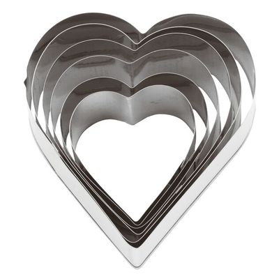 Paderno - Tagliapasta cuore 6 pz