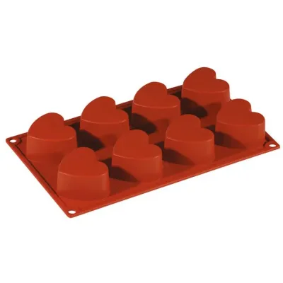 Paderno - Stampo cuore 30 x 17,5 cm 8 pz