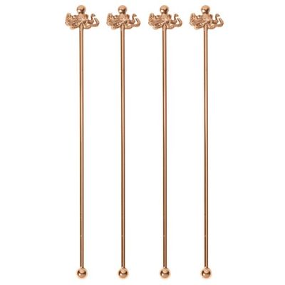 Paderno - Miscelatori cocktail polipo 4 pz Copper