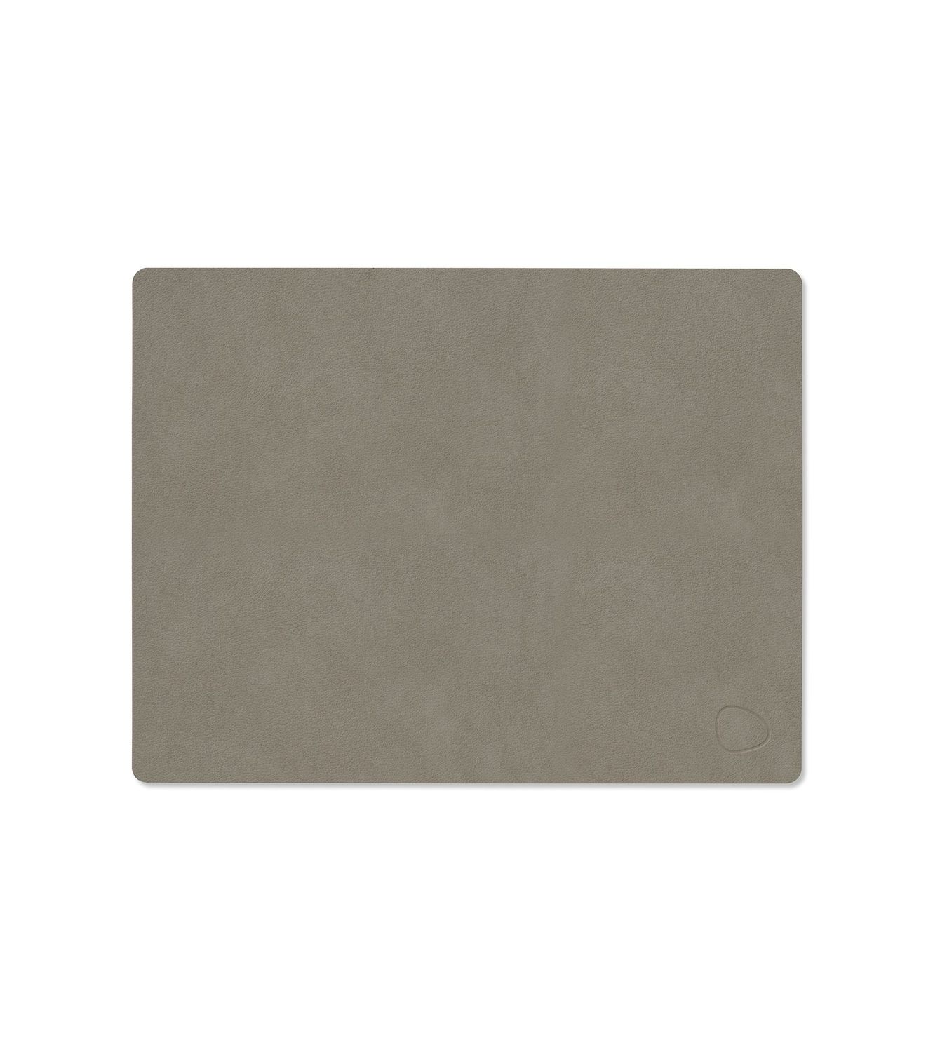 Lind DNA - Tovaglietta Nupo Square Flint Grey 26,5x34,5 cm