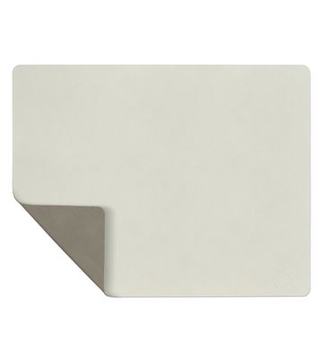 Lind DNA - Tovaglietta Double Square Nupo Linen/Nupo Flint Grey 35x45 cm
