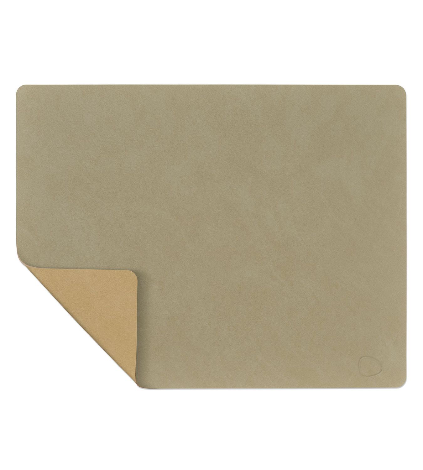 Lind DNA - Tovaglietta Double Square Nupo Herbal Dust/Nupo Khaki 35x45 cm