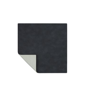 Lind DNA - Tovaglietta Double Square Cloud Blacke/Nupo Metalic 28x28 cm