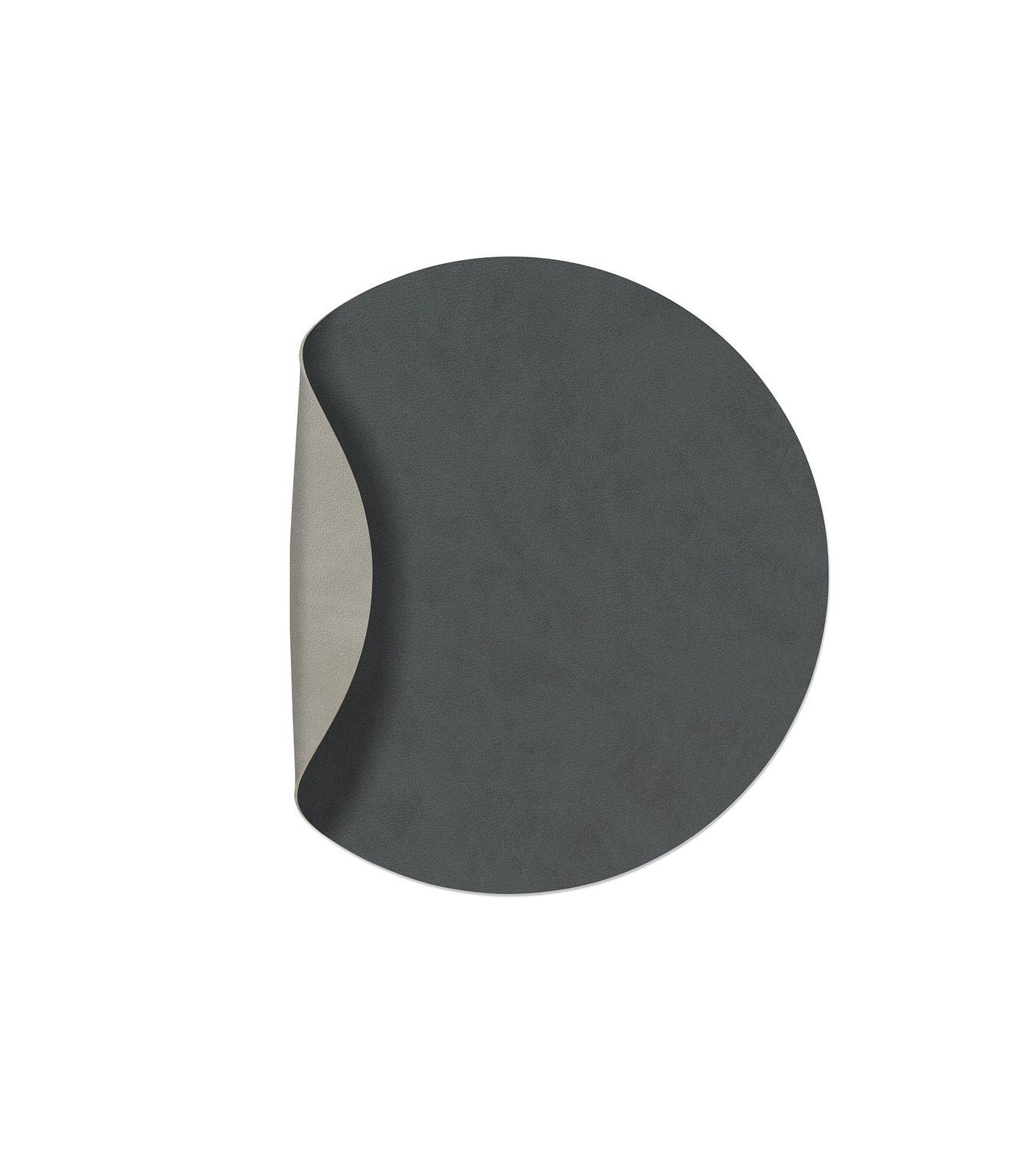 Lind DNA - Tovaglietta Double Circle Nupo Anthracite/Nupo Light Grey 30 cm