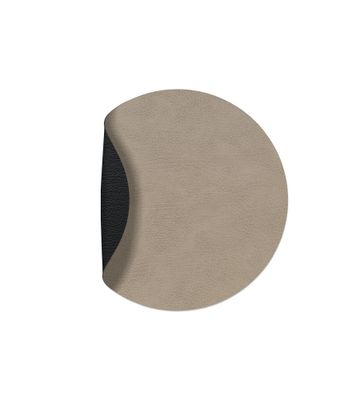 Lind DNA - Tovaglietta Double Circle Bull Warm Grey/Bull Black 30 cm