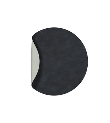 Lind DNA - Tovaglietta Double Circle Cloud Black/Nupo Metallic 30 cm