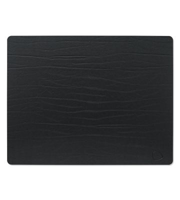Lind DNA - Tovaglietta Buffalo Square black 35x45 cm