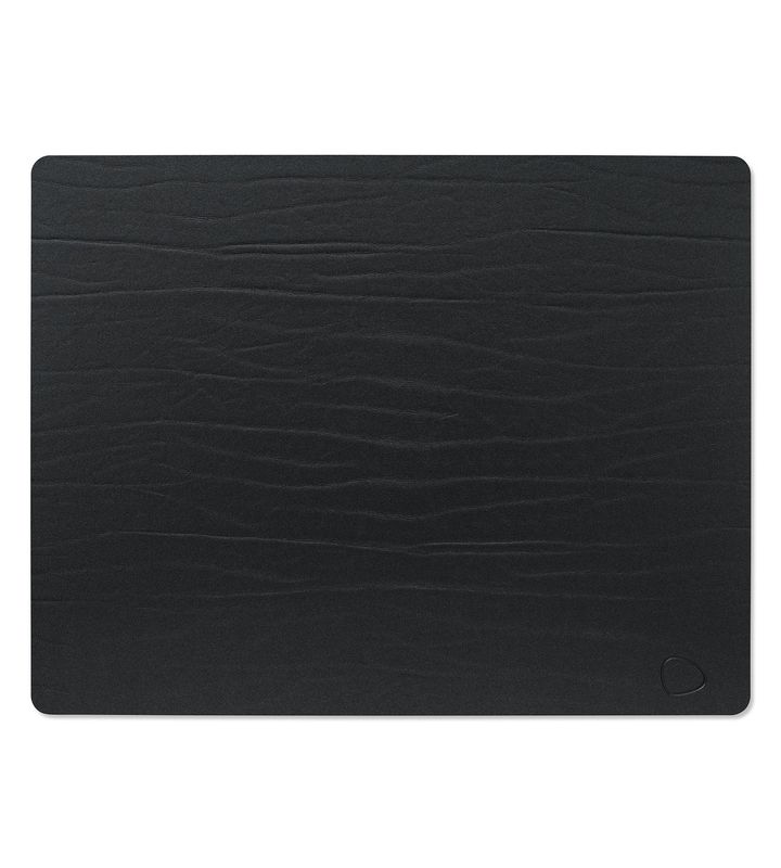 Lind DNA - Tovaglietta Buffalo Square black 35x45 cm