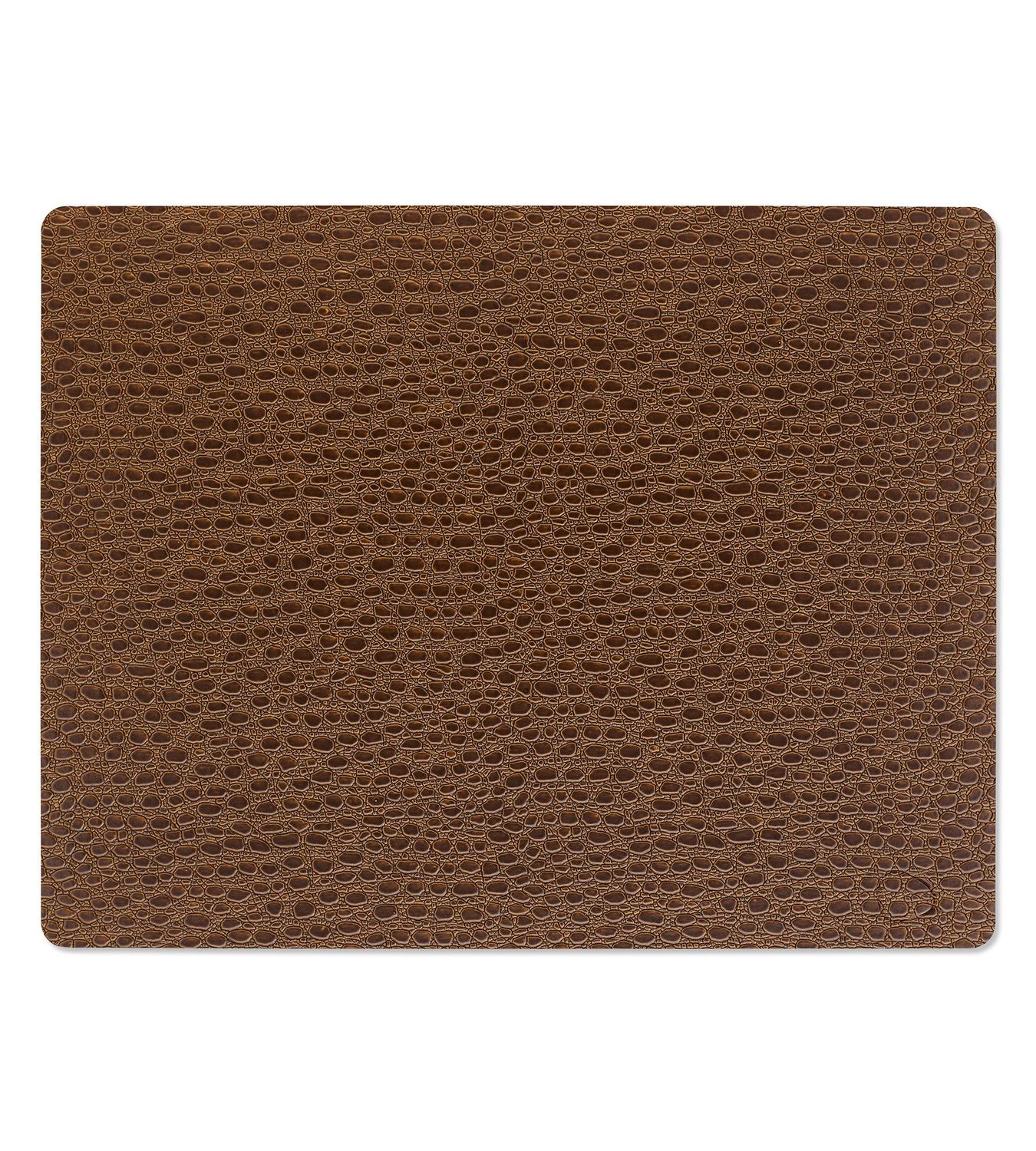 Lind DNA - Tovaglietta Lace Square Brown 35x45 cm