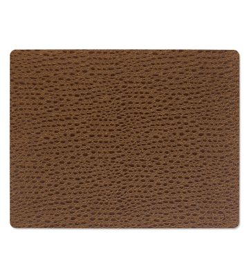 Lind DNA - Tovaglietta Lace Square Brown 35x45 cm