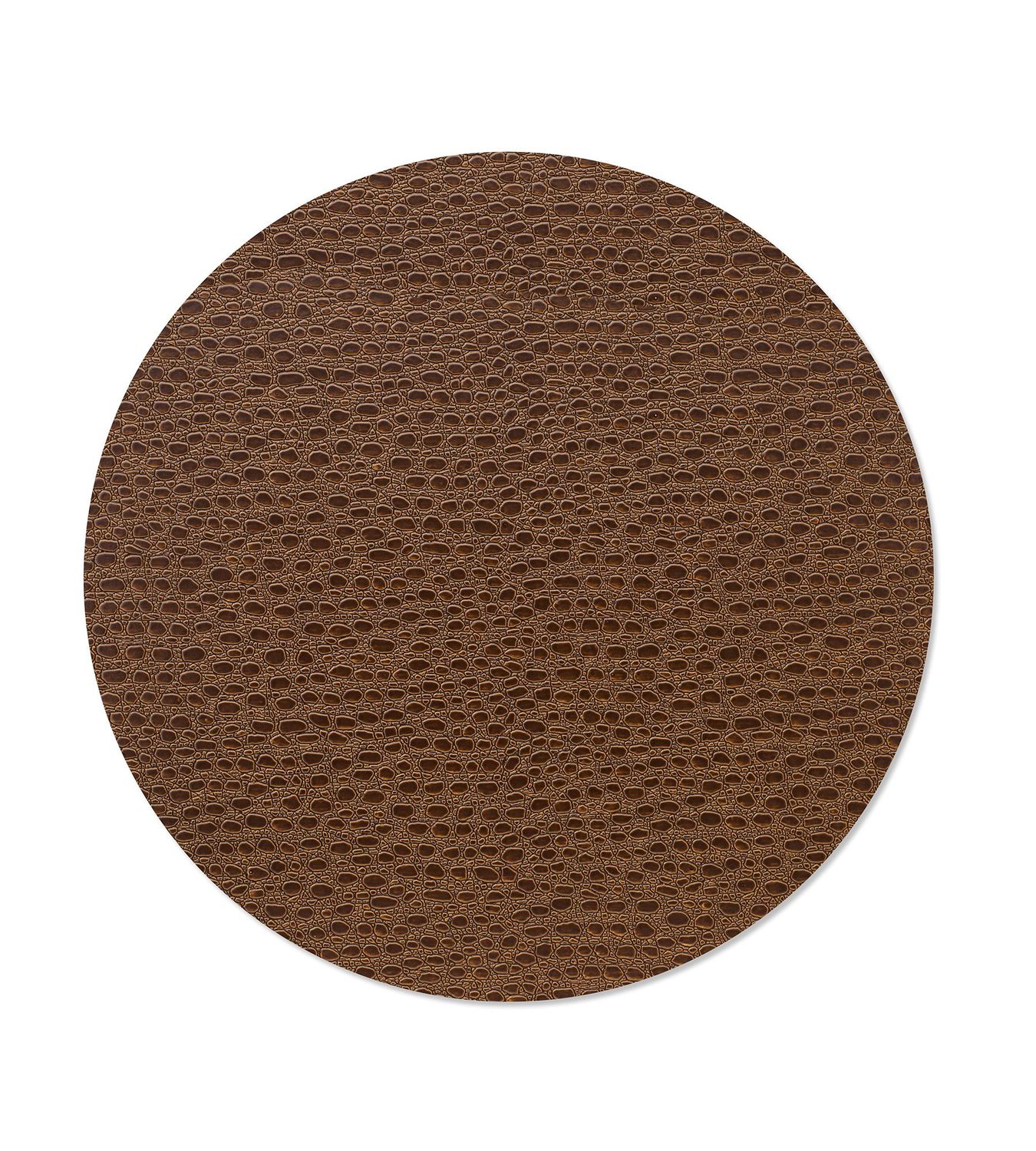 Lind DNA - Tovaglietta Lace Circle Brown 40 cm