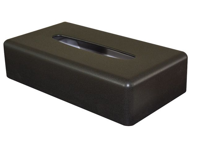 Corby - Porta fazzoletti rettangolare nero 25,5 x 14 cm Devon