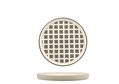 Lioness - Piatto nordic black 21 cm Mosaik